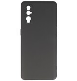 2,0 mm tyk mode farve TPU taske til Oppo Find X2 sort