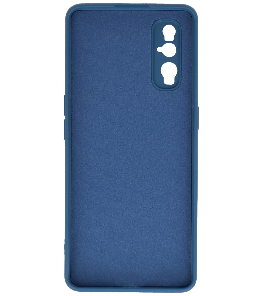 2.0mm Thick Fashion Color TPU Case for Oppo Find X2 Navy