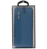 2,0 mm tyk mode farve TPU taske til Oppo Find X2 Navy