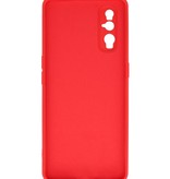 Estuche de TPU de color de moda de 2.0 mm de espesor para Oppo Find X2 Rojo