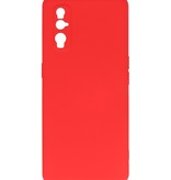 2,0 mm tyk mode farve TPU taske til Oppo Find X2 rød