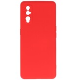 Custodia in TPU color moda spessa 2,0 mm per Oppo Find X2 Red