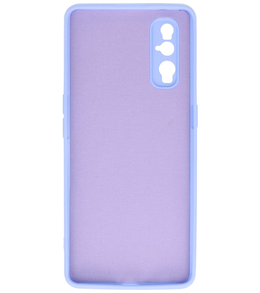 2,0 mm dickes Modefarben-TPU-Gehäuse für Oppo Find X2 Purple