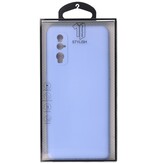 Custodia in TPU di colore moda spesso 2,0 mm per Oppo Find X2 Purple
