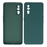 2,0 mm tyk mode farve TPU taske Oppo Find X2 mørkegrøn
