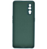 2,0 mm tyk mode farve TPU taske til Oppo Find X2 mørkegrøn