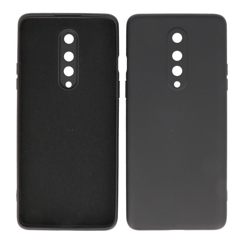 2,0 mm dickes TPU-Gehäuse in Modefarbe für OnePlus 8 Schwarz