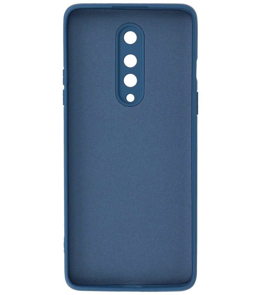 Estuche de TPU de color de moda de 2.0 mm de grosor para OnePlus 8 Navy