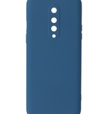 2.0mm Dikke Fashion Color TPU Hoesje voor OnePlus 8 Navy