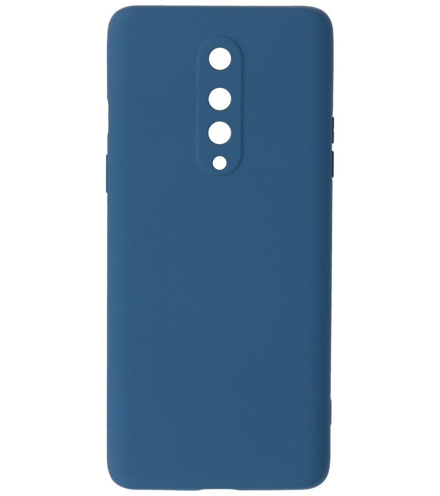 Coque en TPU Fashion Color de 2,0 mm d'épaisseur pour OnePlus 8 Navy