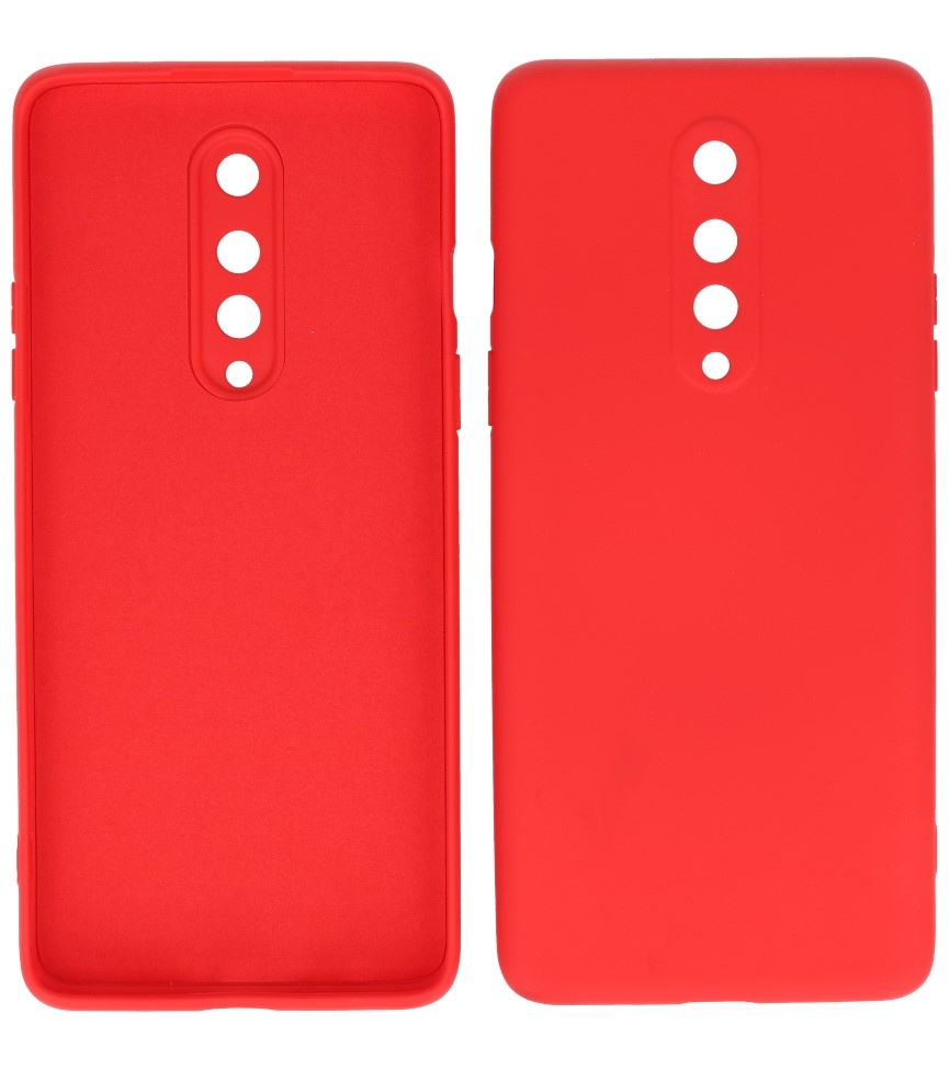 2.0mm Thick Fashion Color TPU Case for OnePlus 8 Red