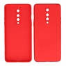 Custodia in TPU di colore moda spesso 2,0 mm per OnePlus 8 rossa
