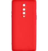 Estuche de TPU de color de moda de 2.0 mm de espesor para OnePlus 8 Rojo