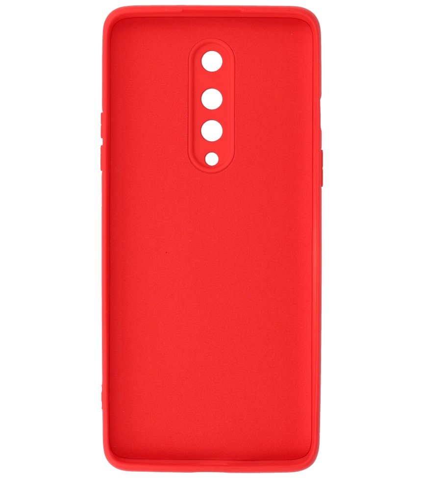 2.0mm Thick Fashion Color TPU Case for OnePlus 8 Red