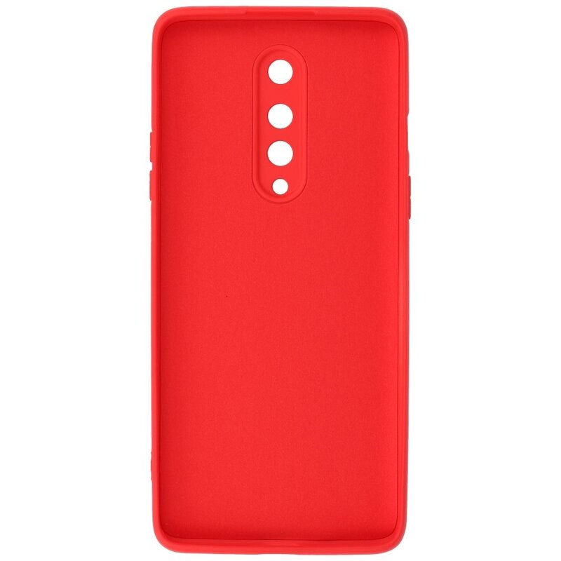 Custodia in TPU color moda spessa 2,0 mm per OnePlus 8 rosso