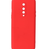 Custodia in TPU color moda spessa 2,0 mm per OnePlus 8 rosso