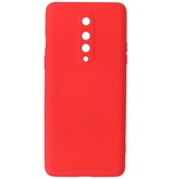 Estuche de TPU de color de moda de 2.0 mm de espesor para OnePlus 8 Rojo