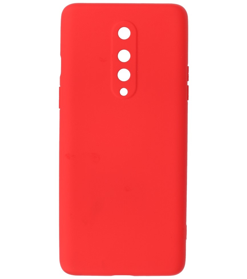 2.0mm Dikke Fashion Color TPU Hoesje voor OnePlus 8 Rood