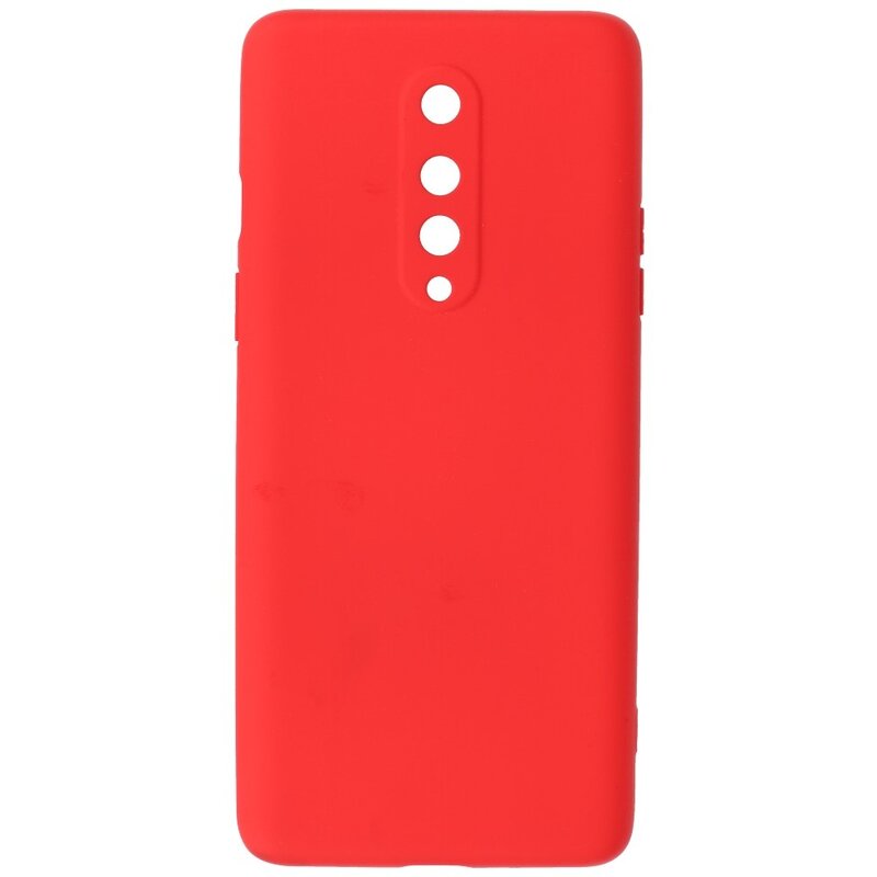 Custodia in TPU color moda spessa 2,0 mm per OnePlus 8 rosso