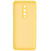 2,0 mm tyk mode farve TPU taske til OnePlus 8 gul