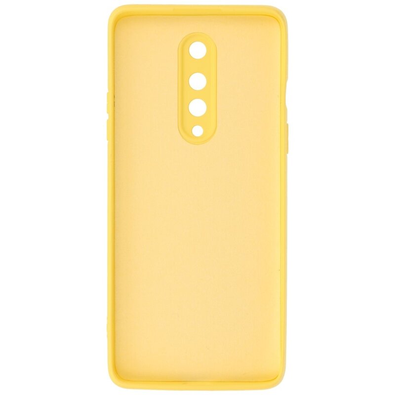 2,0 mm tyk mode farve TPU taske til OnePlus 8 gul