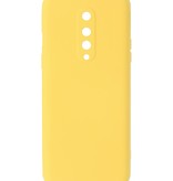 Custodia in TPU color moda spessa 2,0 mm per OnePlus 8 giallo