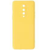 2,0 mm tyk mode farve TPU taske til OnePlus 8 gul