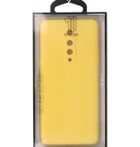 2,0 mm tyk mode farve TPU taske til OnePlus 8 gul