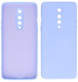 2.0mm Dikke Fashion Color TPU Hoesje voor OnePlus 8 Paars