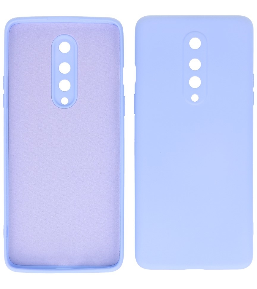 2,0 mm tyk mode farve TPU taske til OnePlus 8 lilla