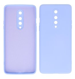 Custodia in TPU di colore moda spesso 2,0 mm OnePlus 8 viola