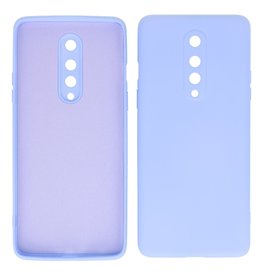 Funda de TPU de color de moda gruesa de 2,0 mm OnePlus 8 púrpura