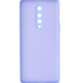 Estuche de TPU de color de moda de 2.0 mm de espesor para OnePlus 8 Púrpura