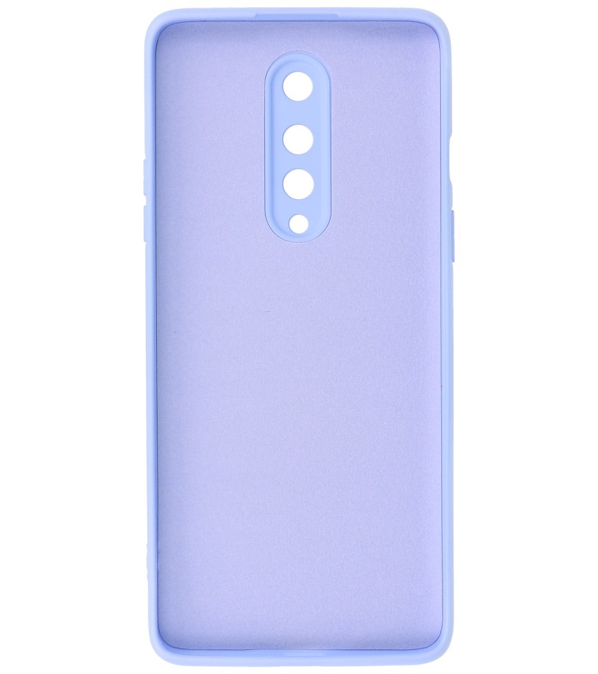 2.0mm Dikke Fashion Color TPU Hoesje voor OnePlus 8 Paars
