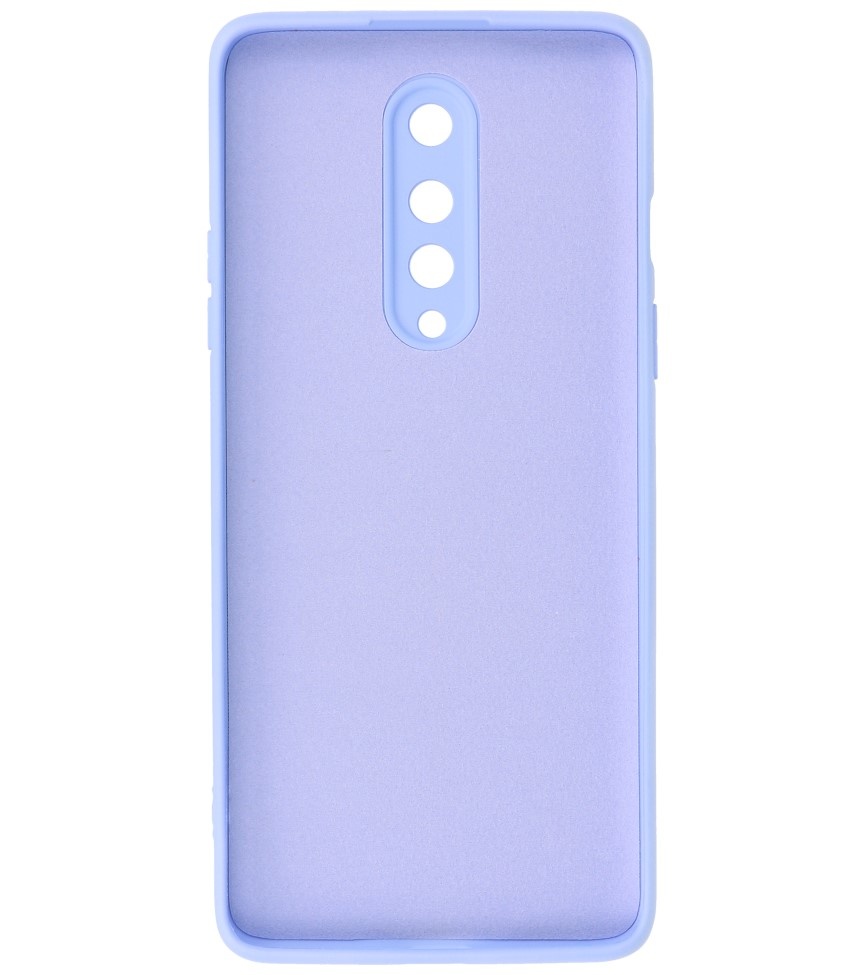 2.0mm Thick Fashion Color TPU Case for OnePlus 8 Purple