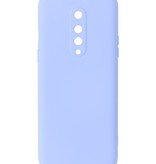 2.0mm Dikke Fashion Color TPU Hoesje voor OnePlus 8 Paars