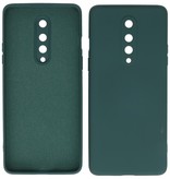 Custodia in TPU color moda spessa 2,0 mm per OnePlus 8 verde scuro