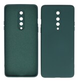 2,0 mm tyk mode farve TPU taske til OnePlus 8 mørkegrøn