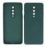 Custodia in TPU di colore moda spesso 2,0 mm per OnePlus 8 verde scuro