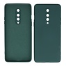 Funda de TPU de color de moda gruesa de 2,0 mm OnePlus 8 verde oscuro