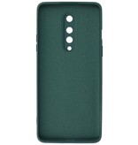 2,0 mm tyk mode farve TPU taske til OnePlus 8 mørkegrøn