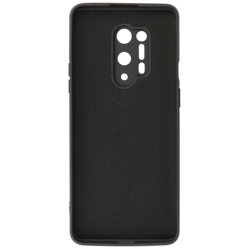 2,0 mm tyk mode farve TPU taske til OnePlus 8 Pro sort