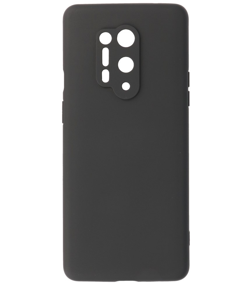 Coque en TPU Fashion Color de 2,0 mm d'épaisseur pour OnePlus 8 Pro Noir