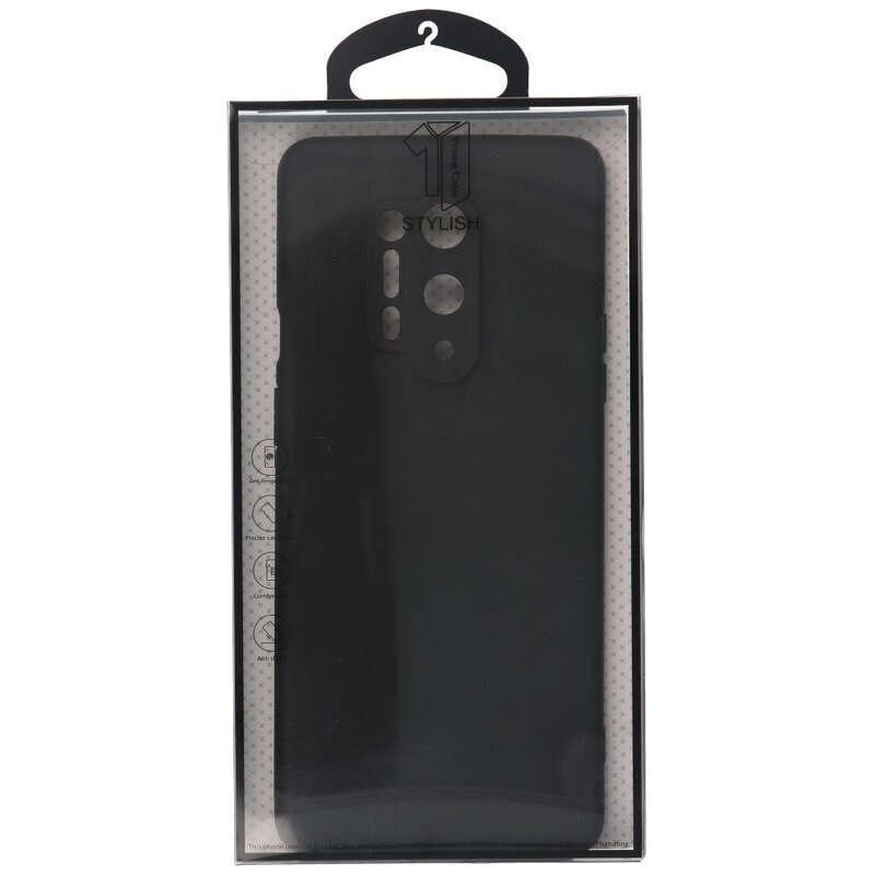 Custodia in TPU color moda spessa 2,0 mm per OnePlus 8 Pro nero