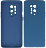 2.0mm Dikke Fashion Color TPU Hoesje voor OnePlus 8 Pro Navy
