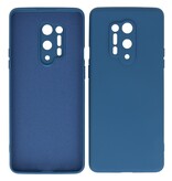2,0 mm tyk mode farve TPU taske til OnePlus 8 Pro Navy