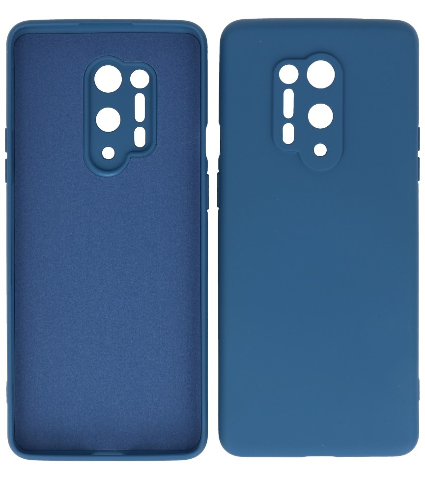 2.0mm Thick Fashion Color TPU Case for OnePlus 8 Pro Navy