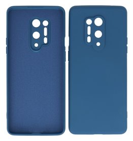 2.0mm Dikke Fashion Color TPU Hoesje OnePlus 8 Pro Navy