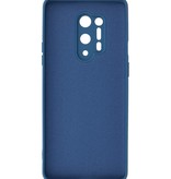 2,0 mm tyk mode farve TPU taske til OnePlus 8 Pro Navy