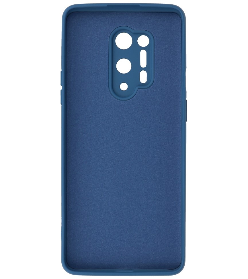2,0 mm tyk mode farve TPU taske til OnePlus 8 Pro Navy